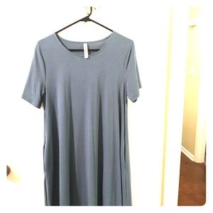 Cute comfy T shirt Dress with pockets size L